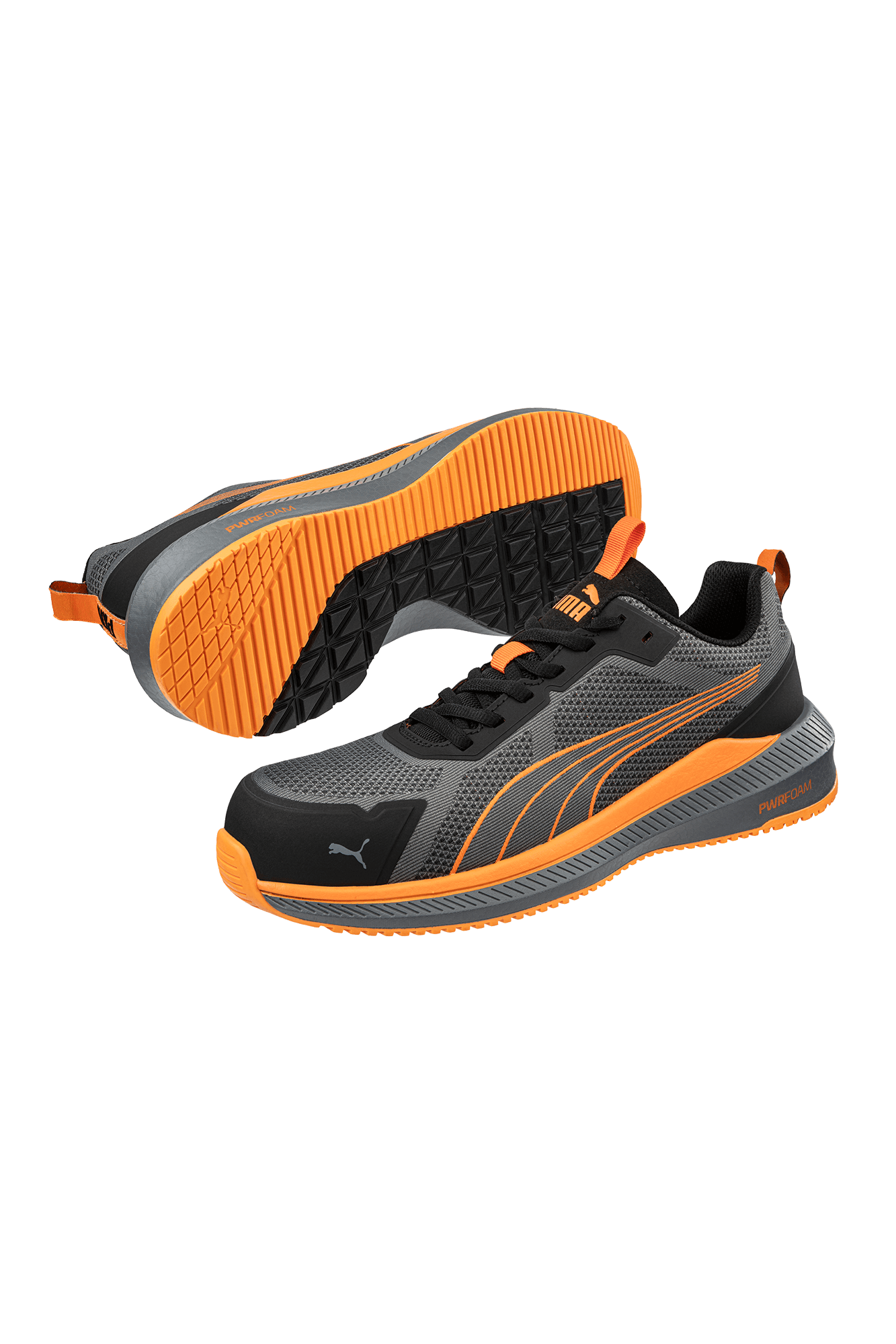 Puma Slide Grey/Orange Low S1PS sikkerhedssko | tranemoshop.dk