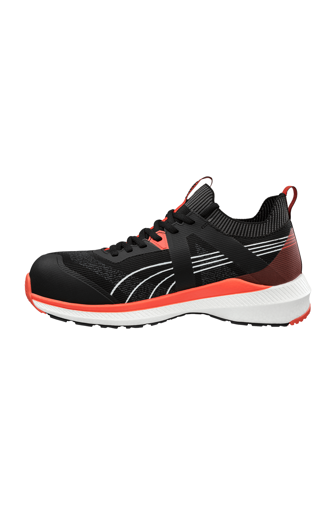 Puma Turbo Black/Red Low S1PS sikkerhedssko | tranemoshop.dk