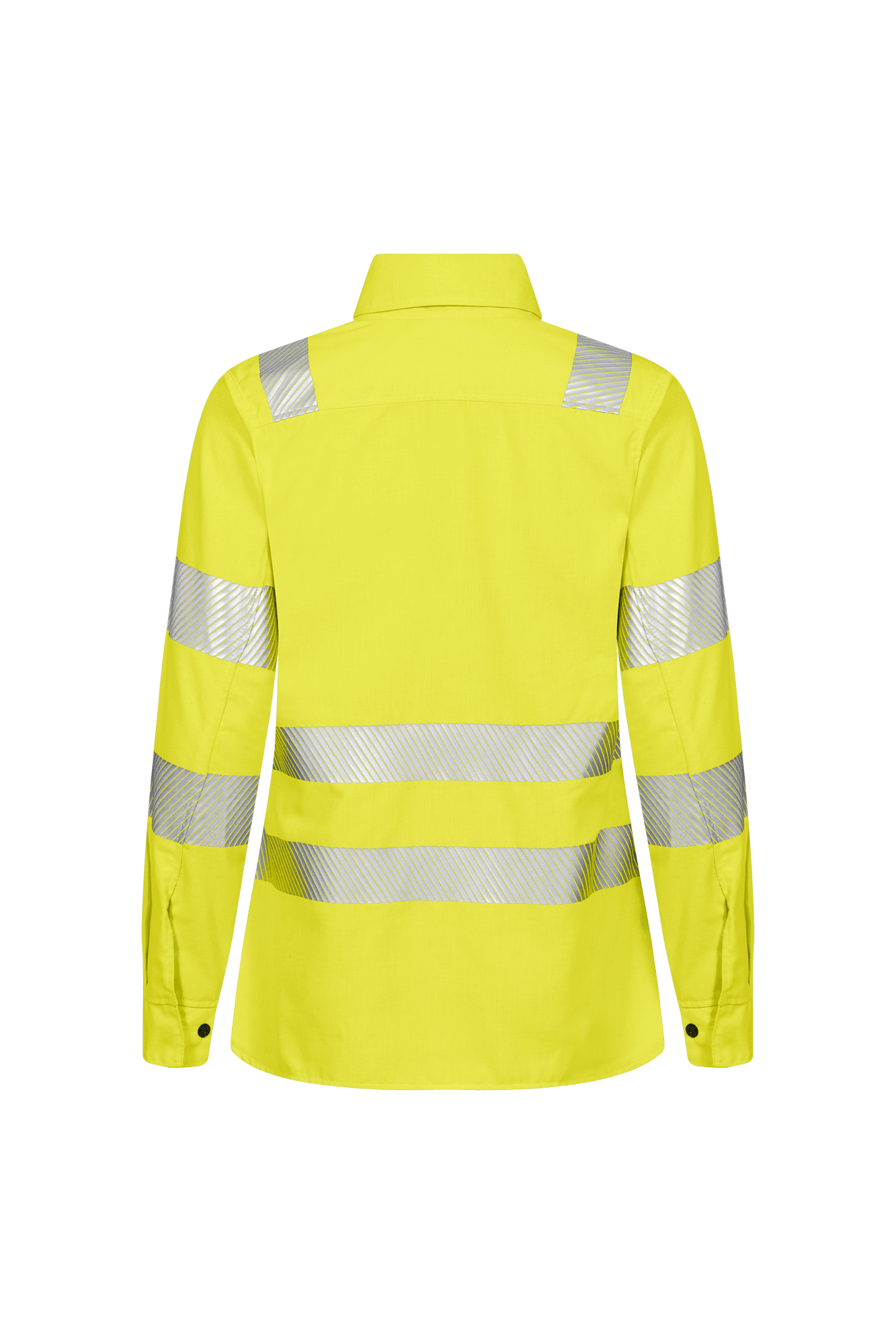 Flammehæmmende gul dame skjorte hi-vis klasse 3 | 509391 | ryg