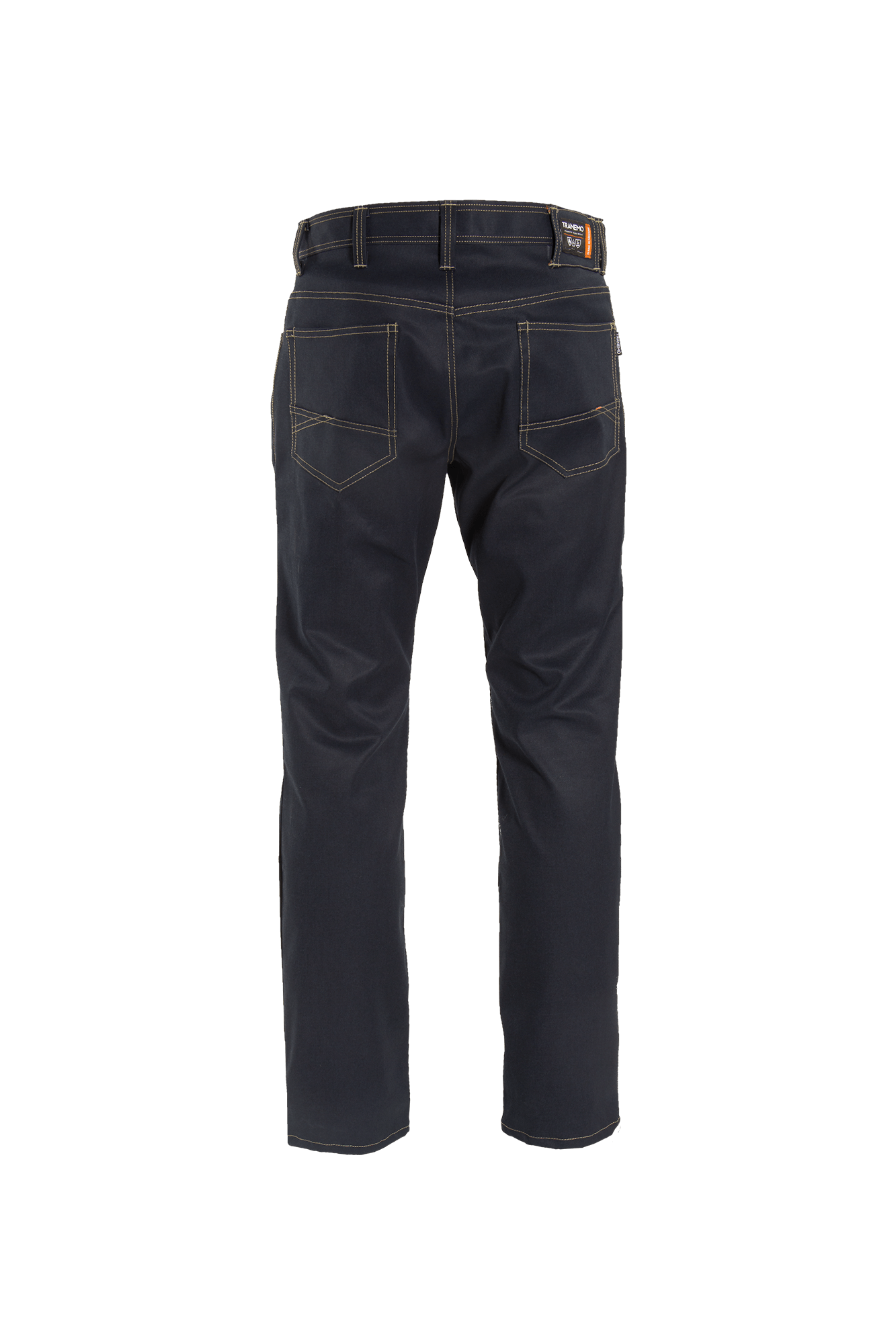 Flammehæmmende stretch jeans bagside