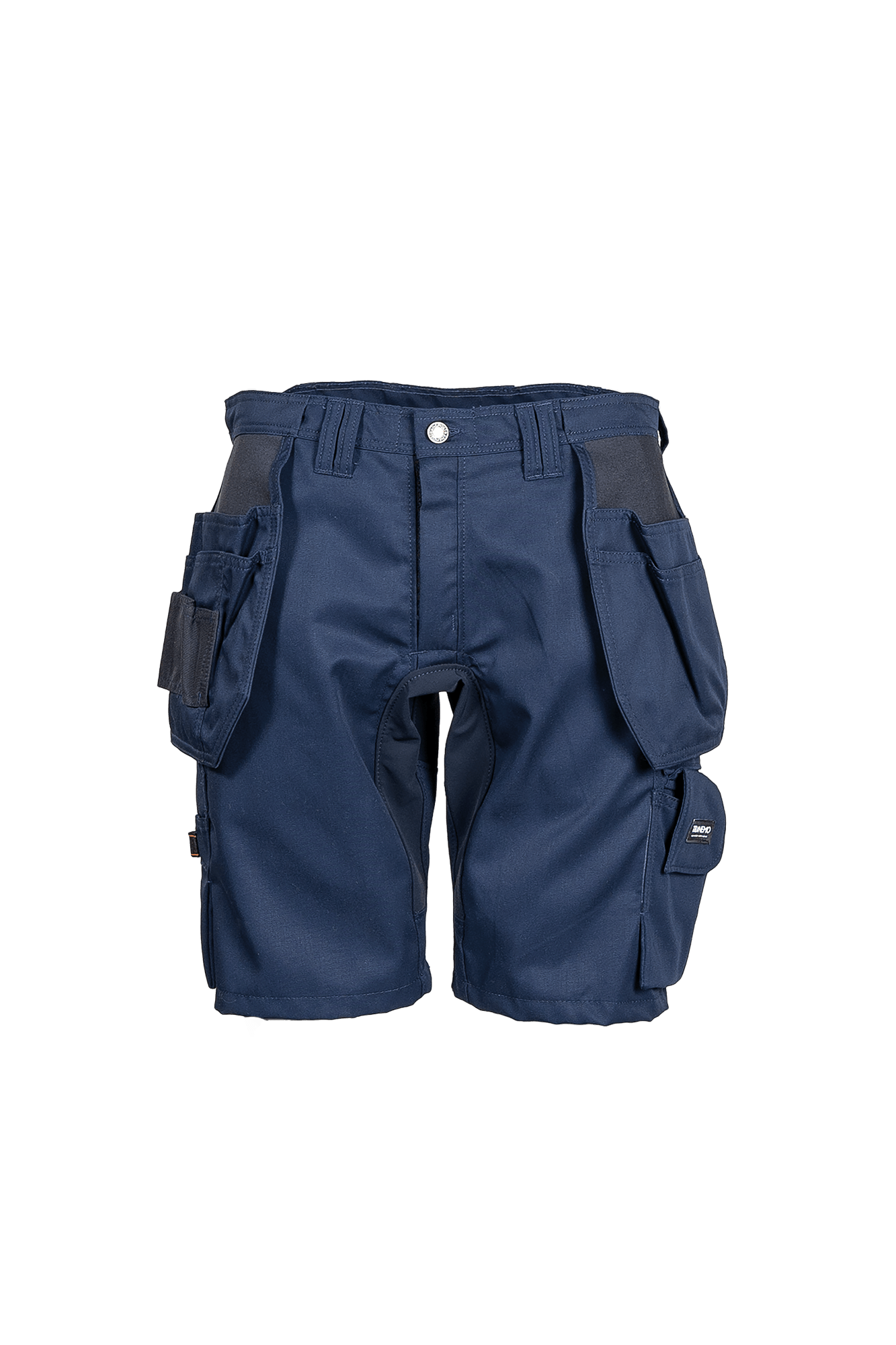 Comfort Stretch Dame Håndværker Shorts - tranemoshop.dk #farve_marineblå