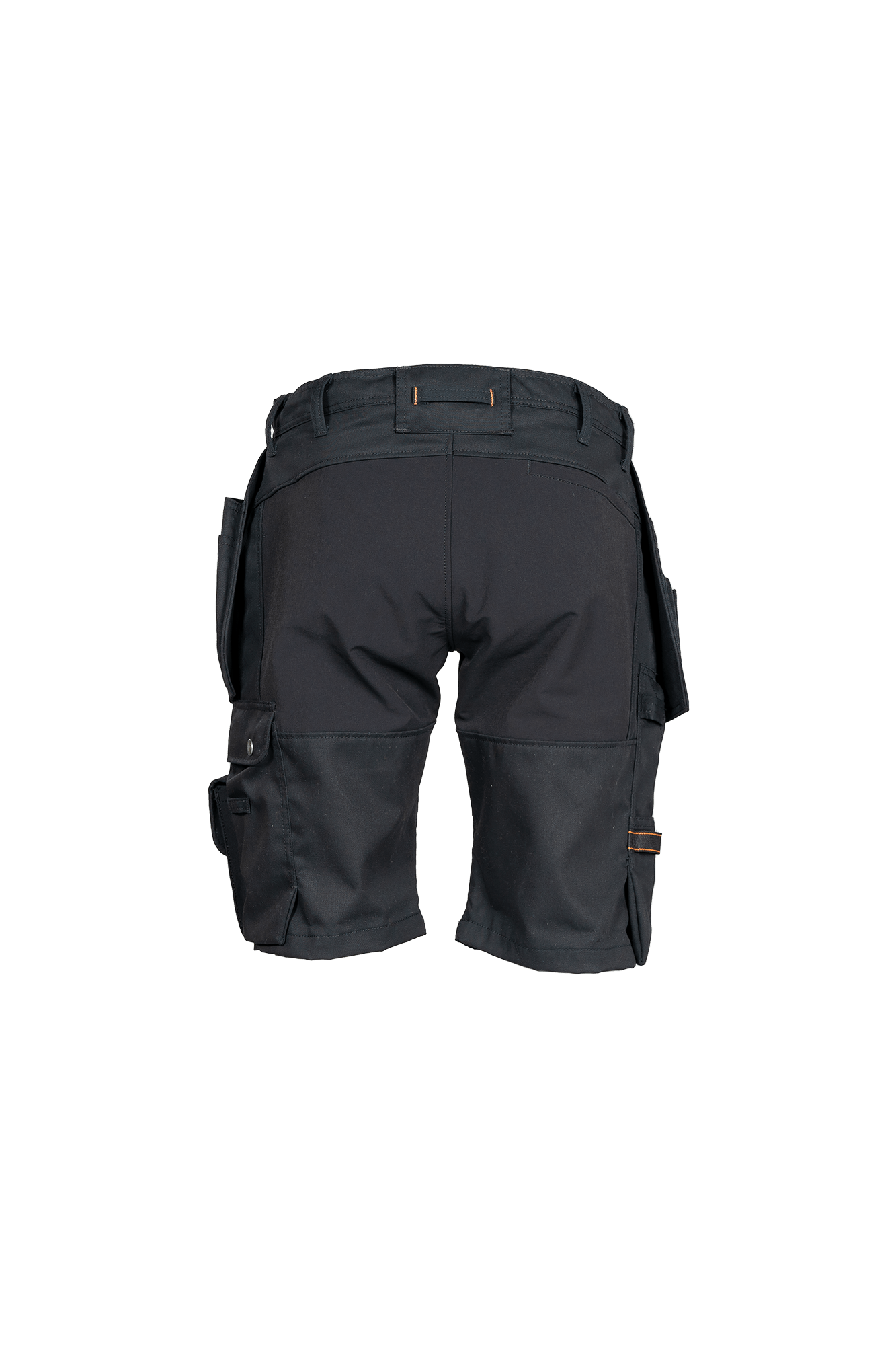 Comfort Stretch Dame Håndværker Shorts - tranemoshop.dk #farve_sort