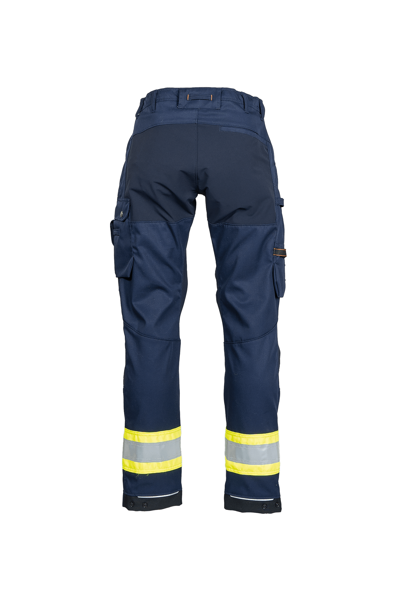 Comfort Stretch damebuks m/hi-vis - tranemoshop.dk #farve_gul marineblå