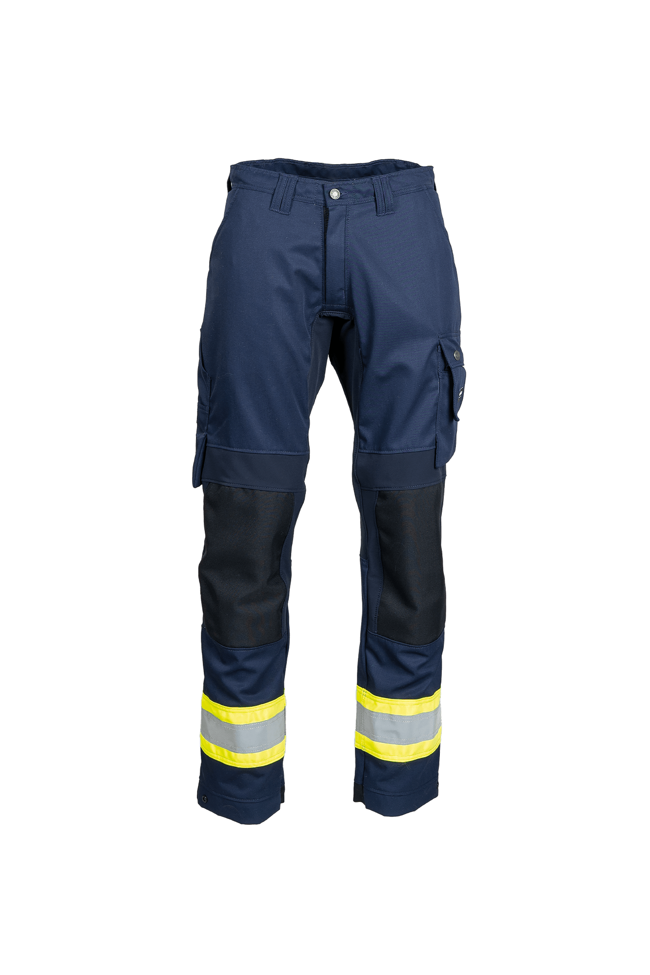 Comfort Stretch damebuks m/hi-vis - tranemoshop.dk #farve_gul marineblå