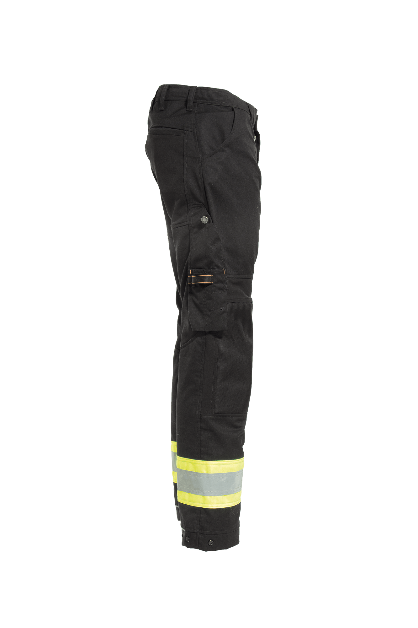 Comfort Stretch damebuks m/hi-vis - tranemoshop.dk #farve_sort gul