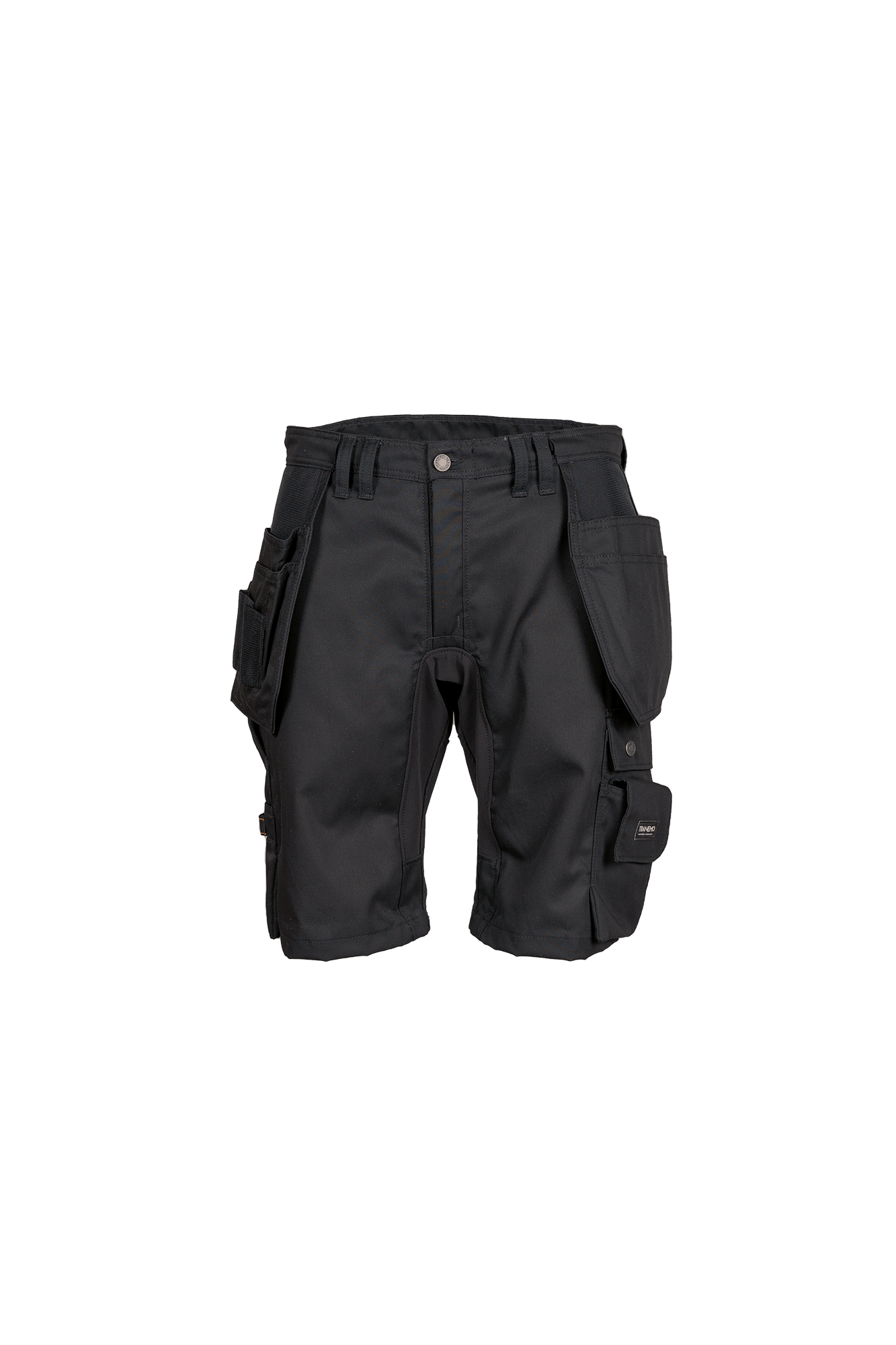 Comfort Stretch Håndværker Shorts - tranemoshop.dk #farve_sort