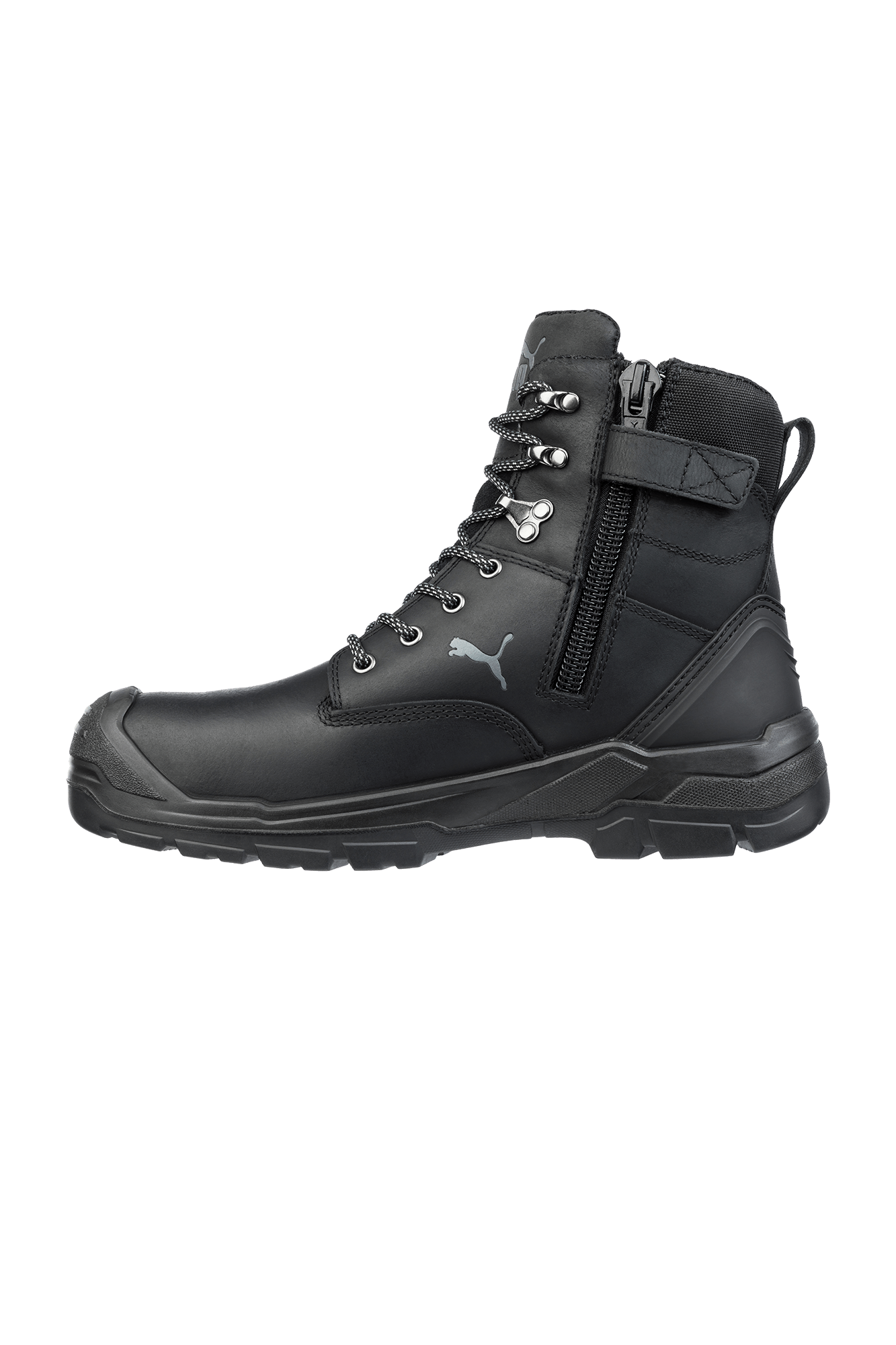 Puma Safety Conquest Black CTX High S3 sikkerhedsstøvle - tranemoshop.dk