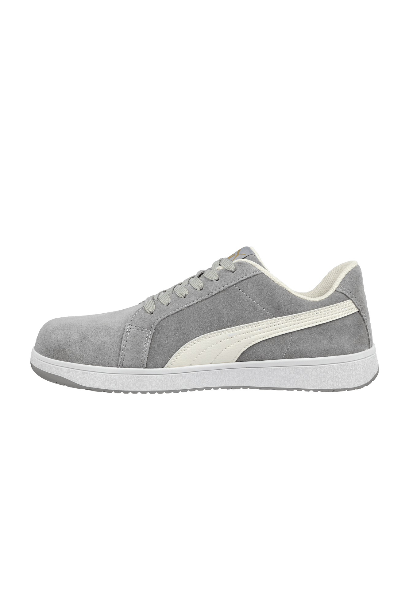 Puma Safety Iconic Suede Grey Low S1PL sikkerhedssko - tranemoshop.dk