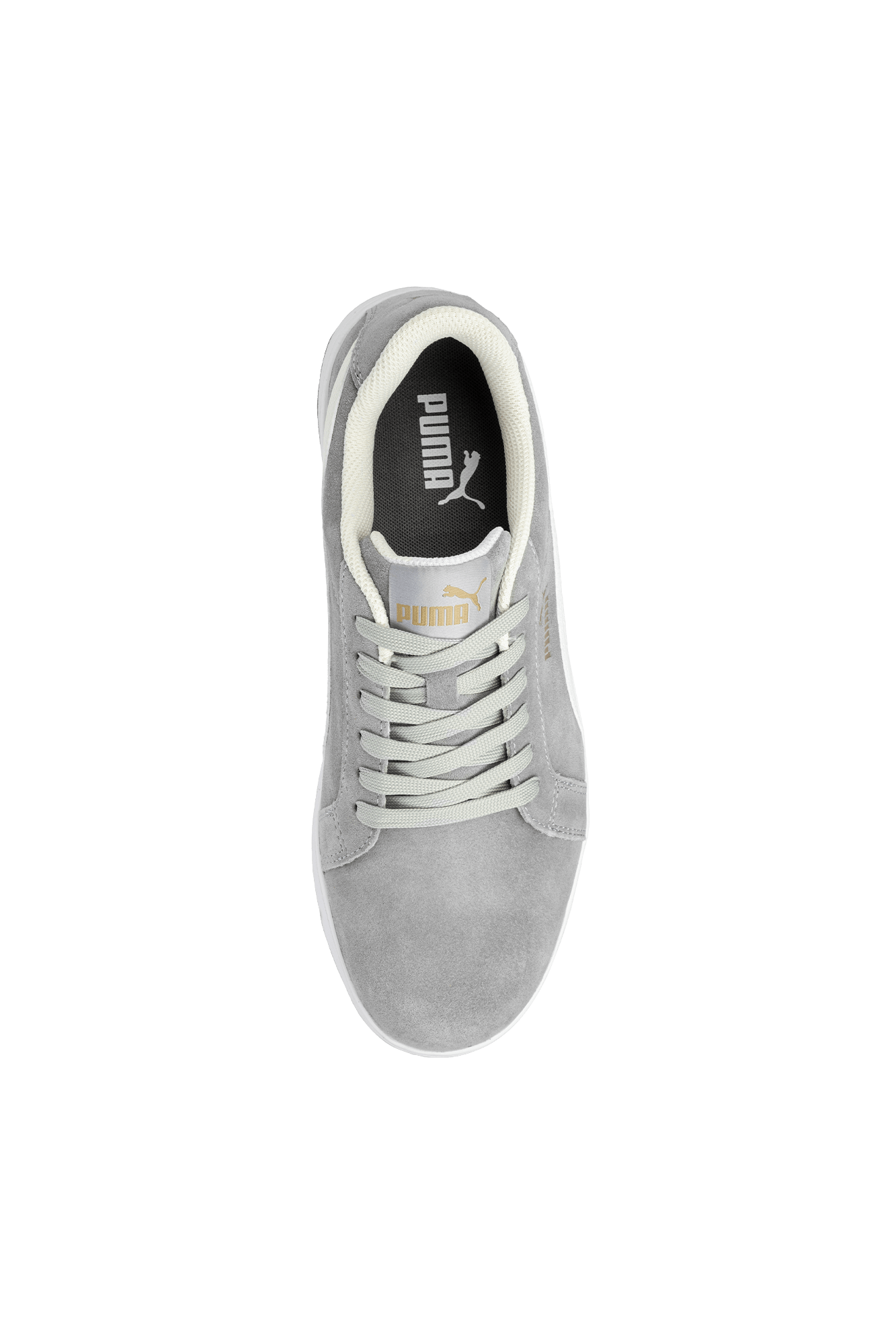 Puma Safety Iconic Suede Grey Low S1PL sikkerhedssko - tranemoshop.dk