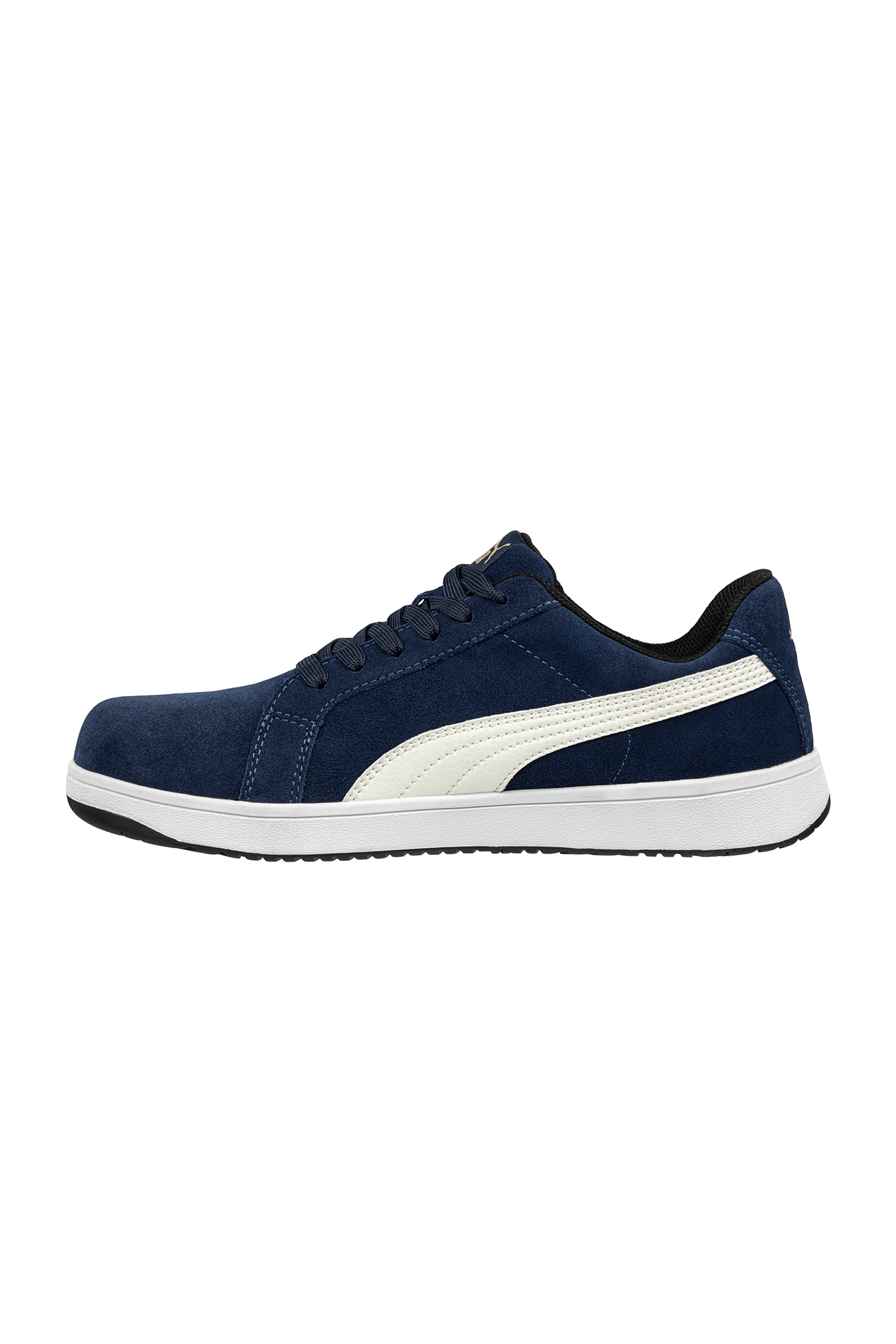 Puma Safety Iconic Suede Navy Low S1PL sikkerhedssko - tranemoshop.dk