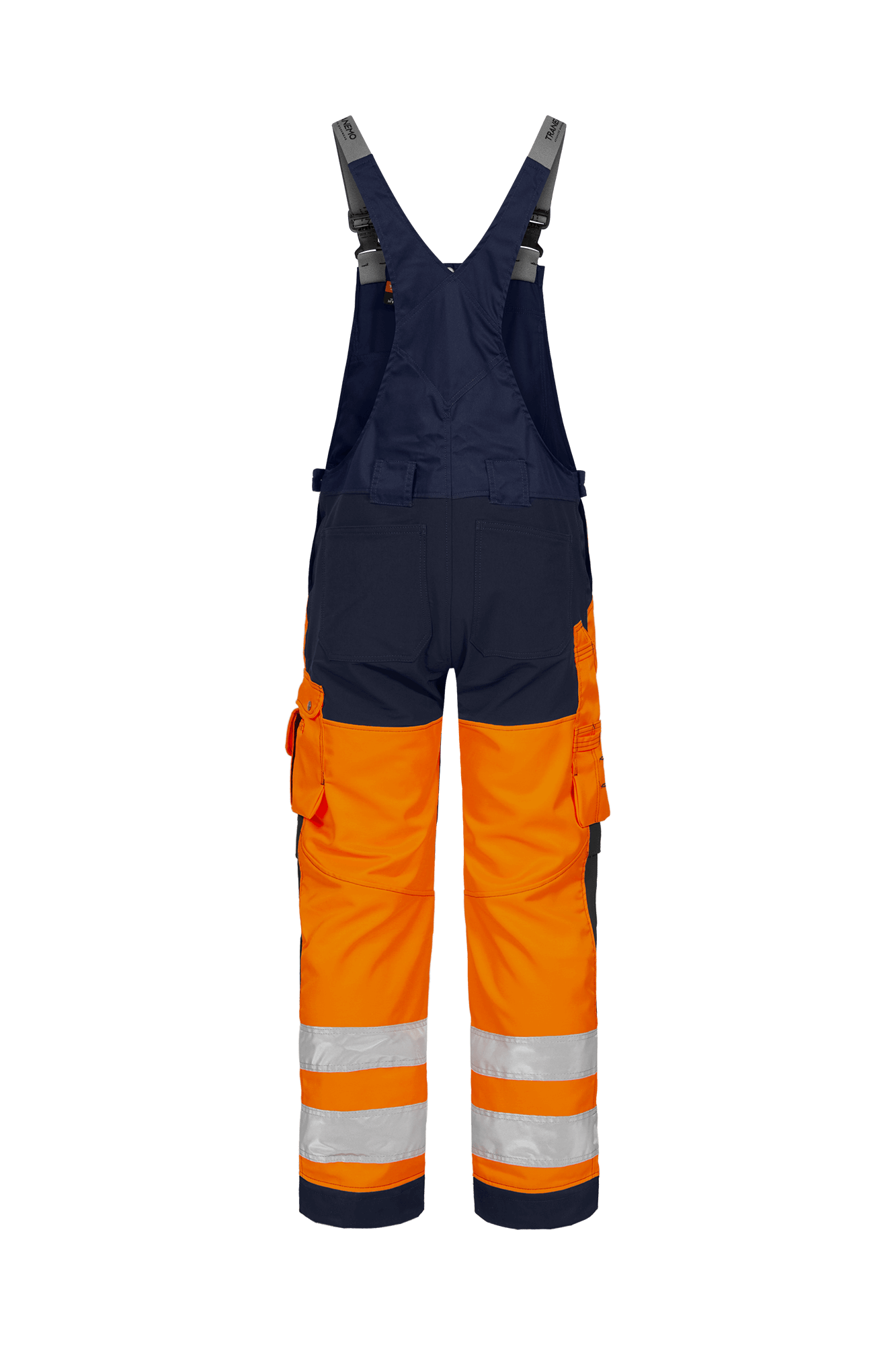 Tranemo Vision HV Hi-vis stretch overall - tranemoshop.dk #farve_orange marineblå