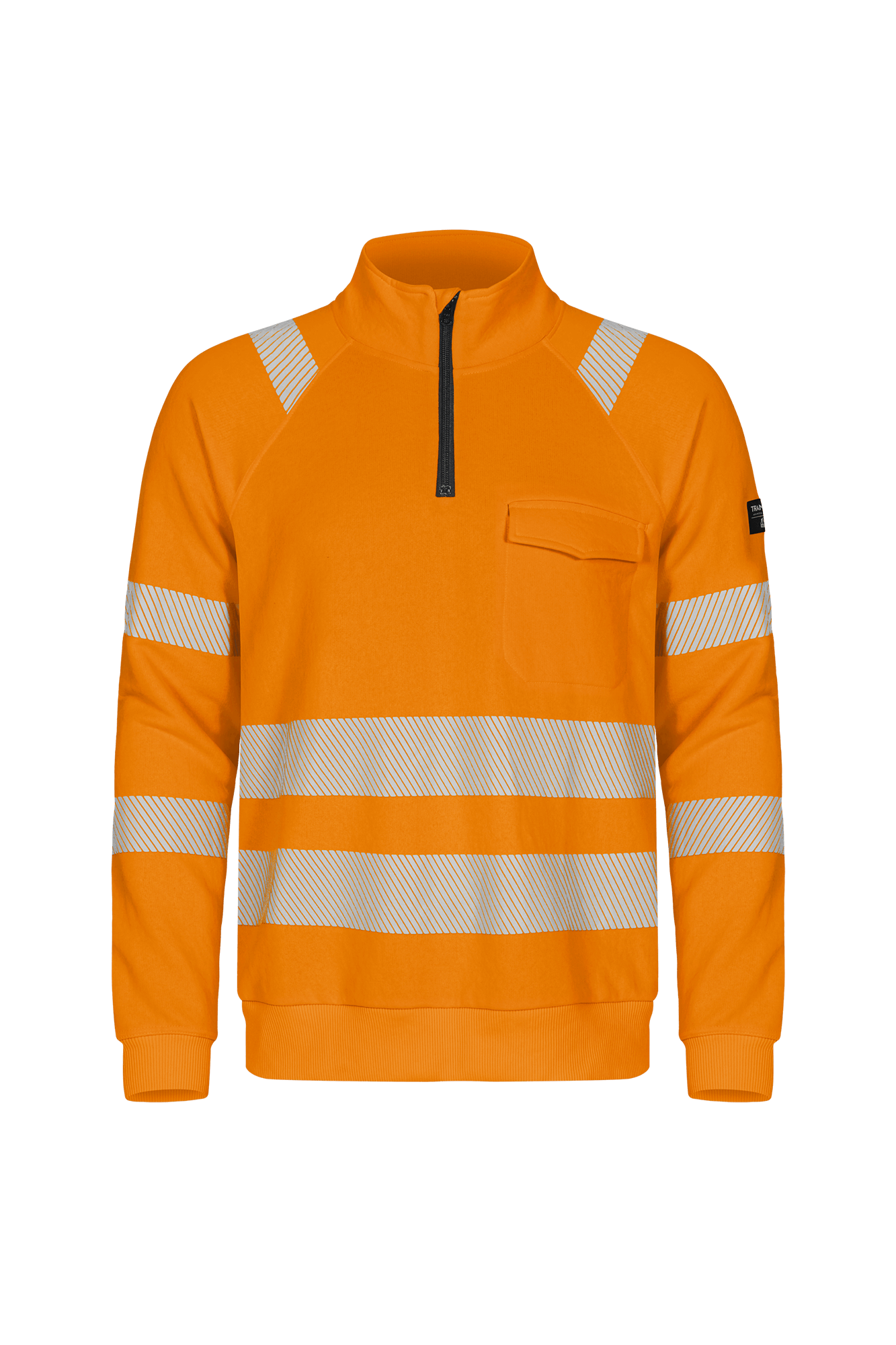 Tranemo Vision HV Hi-vis sweatshirt - tranemoshop.dk #farve_orange